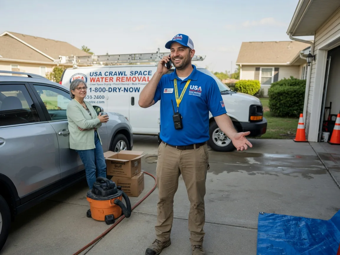Crawl Space Water Removal Maryneal, TX FAQs